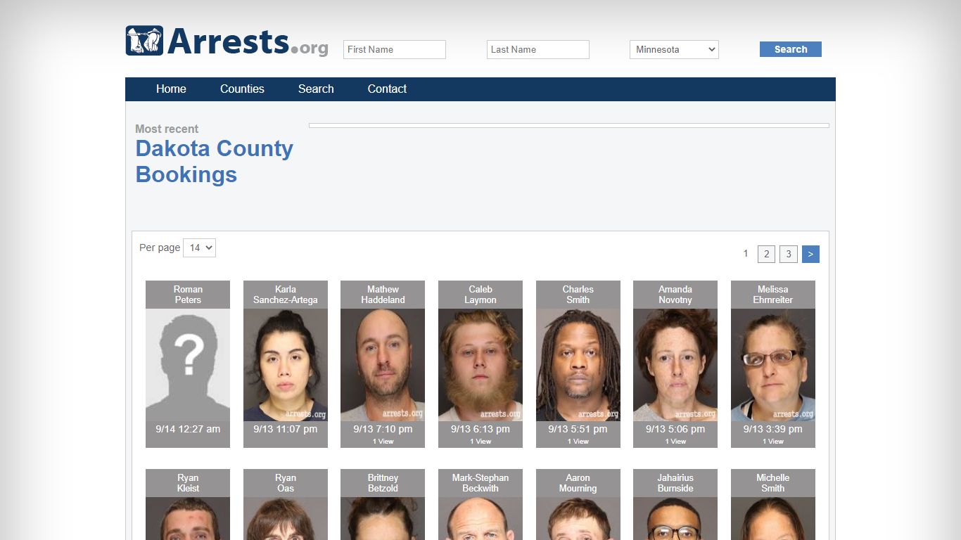 Dakota County Arrests and Inmate Search