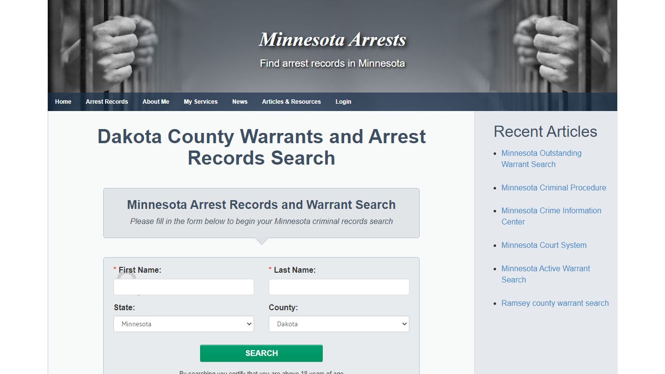 Dakota County Warrants and Arrest Records Search - Minnesota Arrests